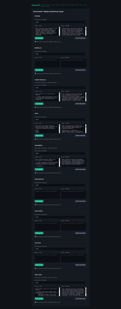 generator treści i contentu sztucznej inteligencji SI AI openai chatgpt gemini pisanie tanich artykułów copywriter