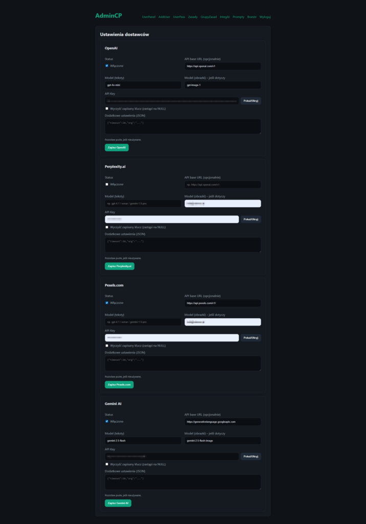 generator treści i contentu sztucznej inteligencji SI AI openai chatgpt gemini pisanie tanich artykułów copywriter