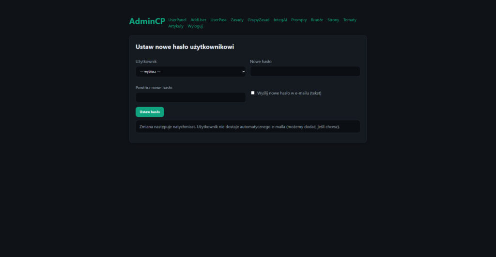generator treści i contentu sztucznej inteligencji SI AI openai chatgpt gemini pisanie tanich artykułów copywriter